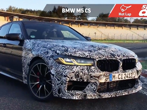 [影] BMW「最強M5」CS 版本預計12月發表！頭枕神秘圖騰暗示已破「紐柏林房車紀錄」？