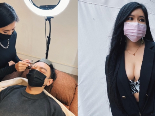 巨乳霧眉師「艾咪Amy」狂野性感好迷人　網友：揪團預約了！
