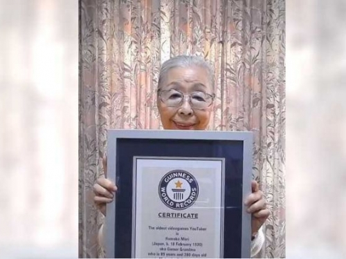 90歲老奶奶打破年紀限制 電玩技巧高超獲金氏世界紀錄認證