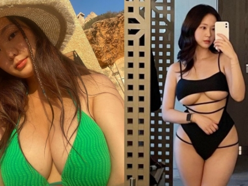隱藏版狠角色！「素人正妹」驚喜 PO「泳裝正面照」掉出巨乳引轟動