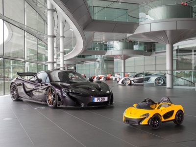 純電敞篷P1現身？McLaren推出P1電動玩具車