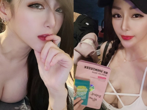 性感趴！「貝果Ba Gel」萬聖妝大秀上帝視角，「猖狂美乳」讓司機真的見鬼啦！