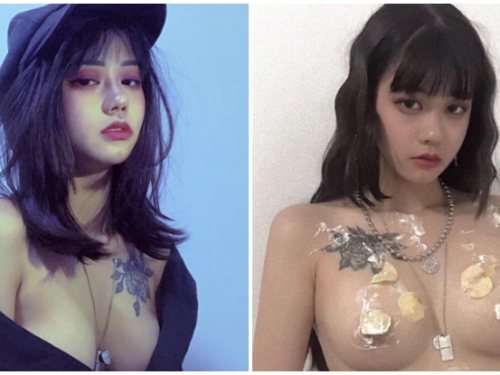 「黑暗系正妹」Cherry火辣胴體完全解放，狂野性感的致命吸引力！