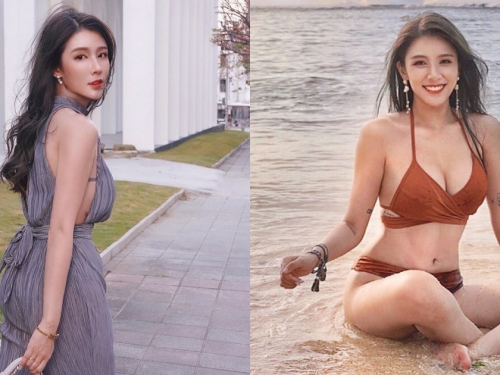 氣質大美人「ines wang」衣服暗藏小心機，側面大開「微秀美乳」好撩人！