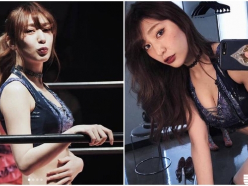 爆乳摔跤選手「身材超殺的」，火辣雪乳瞬間讓對手OUT！