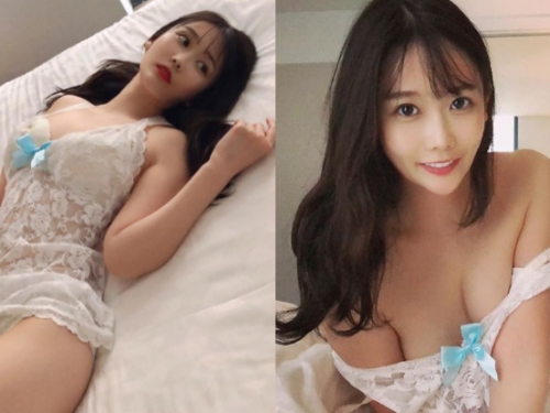 日本正妹「杉菜Tukushi」肩帶落下雪乳也快蹦出來，鮮嫩美體一早就逼出千萬子孫！