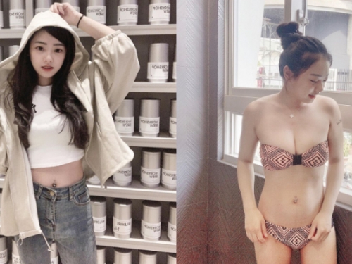 １５５萌甜小隻馬！「Yu Ting」鮮嫩美乳快蹦出比基尼外，纖瘦體態太違背殘酷現實！