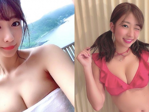 「適乳女王」白嫩大美乳快炸出，網求她「快把浴巾拉下來」！