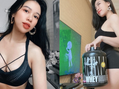 超猛健身女將「肥美翹臀」好Ｑ彈！高蛋白不離手難怪「前凸後翹」練超好！