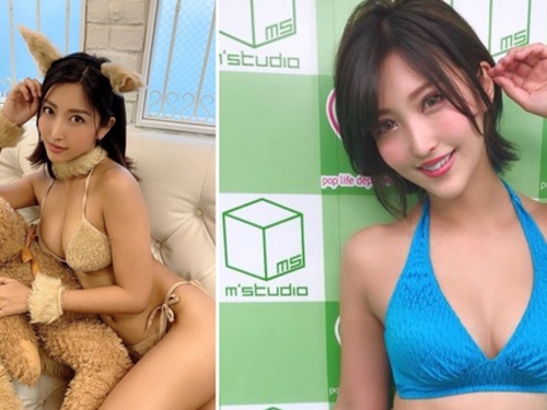 小麥肌魅力爆發！　20腰褐色美女「水川堇」推特一絲不掛福利狂吸5萬以上點閱！