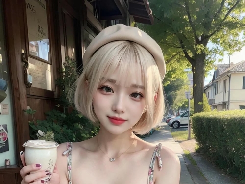 ★Patreon★ AI_KAORI - Buxom Woman in Flowery Dress - Part 1
