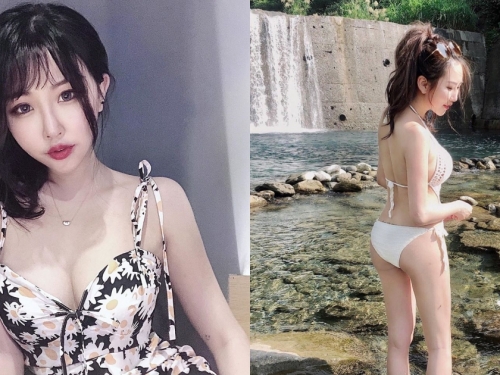 花蓮水源地捕捉「比基尼正妹」，渾圓蜜桃連朋友也稱讚：迷人的屁股蛋！