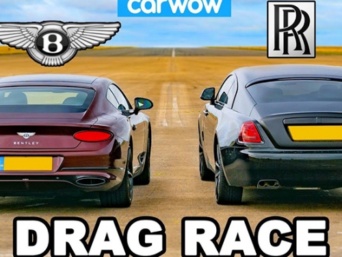 [影]超豪華12缸轎跑直線加線對決：Rolls-Royce Wraith vs. Bentley GT