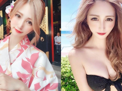 和服櫻花妹さーぽん「火辣解放」，白嫩美乳根本潛力股！