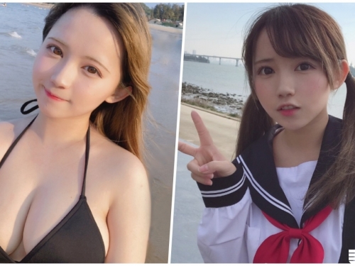 19歲神乳正妹脫了！「超雄偉嫩胸」持續發育，「小蘿莉臉蛋」原來這麼兇！