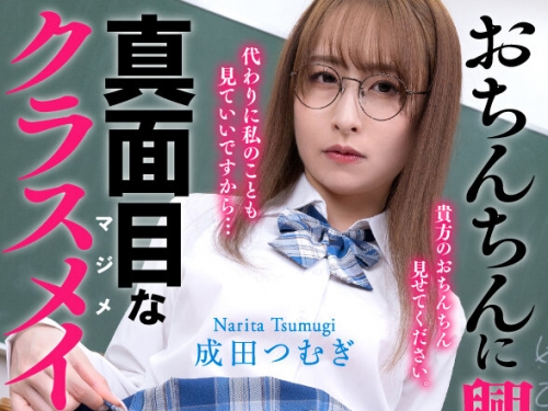 AQUBE-049 成田つむぎ：【VR】おちんちんに興味がある真面目なクラスメイト 成田つむぎ