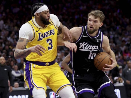 NBA》剋星！AD對決沙波尼斯慘吞10連敗 湖人不敵國王止連勝