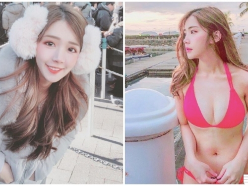 性感女神「完美胸器」太殺了！「比基尼露深溝」辣翻全場！