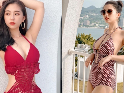 居家靠辣照解悶！「雪乳正妹」比基尼造型太兇猛，飽滿美胸讓網友受不了！