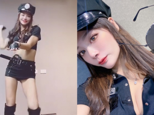 正義狠角色「小麋Lu」翹臀征服鋼管，「蠻腰蜜腿」同時開攻超兇狠！