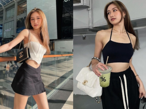 「星國正妹」逛街放曬紙片腰，「火辣腹肌」頂鮮嫩美乳超級不科學