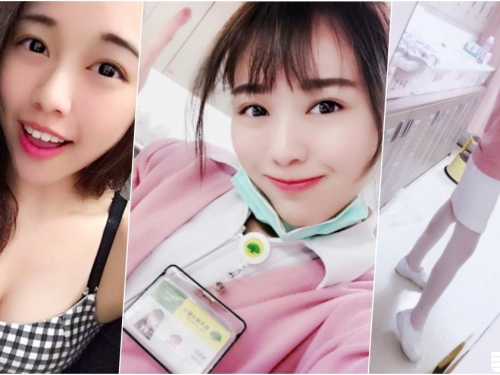 國泰醫院「正妹護理師」笑容超甜美！「短裙加絲襪」根本逼人去掛號...