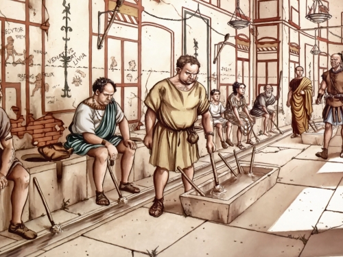 衛生紙發明前人們用什麼擦屁屁？古希臘的既骯髒又缺德