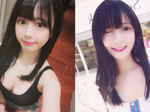 好夢幻！最強「童顏巨乳妹」駕到！就像從漫畫走出來的女高校生...