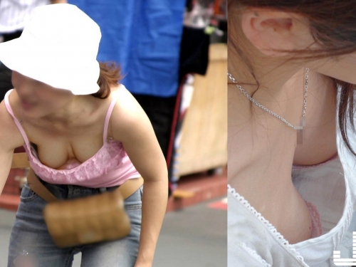 極樂街頭！夏天女生彎腰就要「偷看大奶」　偷窺爽度+100