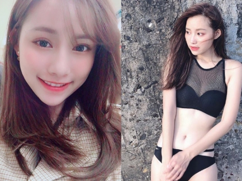 稚嫩美臉太難忽略！「小潔Mina」清甜微笑眨眼超電，性感小露香肩輕鬆佈滿戀愛氛圍！