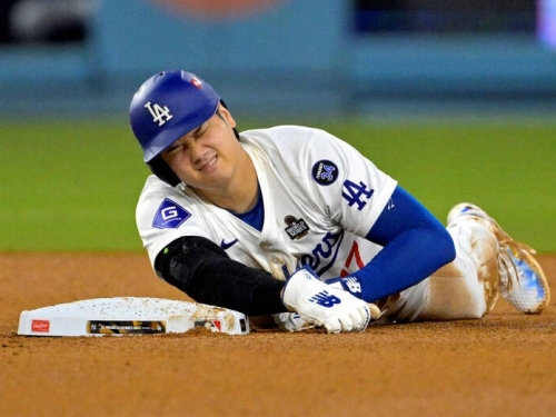 世界大賽》大谷翔平昨日盜壘沒下戰術！ 何時受傷一壘教練也不清楚