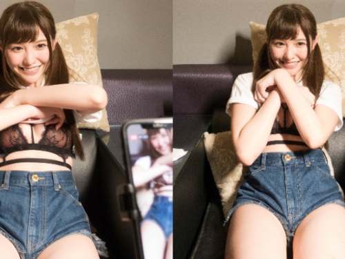 AV界最強美腿少女「橋本ありな」突掀衣引暴動！當眾示範「真空吸吮」技巧！