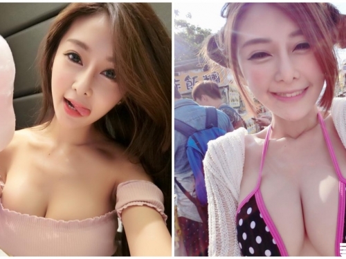正妹安希「爆乳做棉花糖」，火辣F奶好邪惡，讓20萬粉絲暴動了！