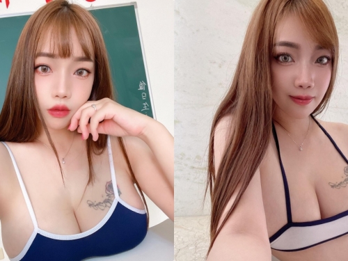 月事近臨的巨乳辣妹「葆葆女王」，爆脹奶「罩杯狂升 2 CUP」!