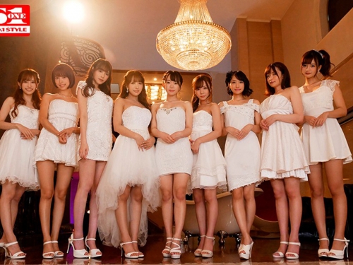 年度豪華夢之共演！「三上悠亜、橋本ありな、天使もえ..」S1最強九人「亂交感謝祭」！