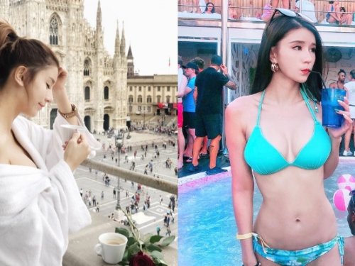 抓住夏天尾巴！氣質甜姐兒「Miss Abby李小荻」爆乳比基尼火辣辣