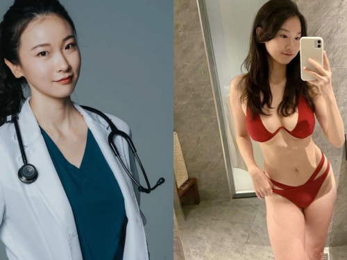 前凸後翹的「正妹家醫科醫師」！火辣大方「爆乳比基尼」，網友直呼：我生病了！