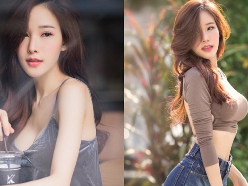 超級腰瘦！曼谷女孩「Arys」美乳蜂腰好窈窕，牛仔褲都快要滑落！