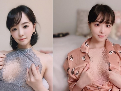超火辣開胸洋裝！　G罩杯氣質新人AV女優「三宮椿」慶推特2萬追蹤福利照洗版啦！