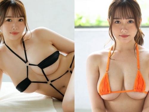 豐滿巨乳！神似白石媽媽的「H奶寫真偶像下海了」！