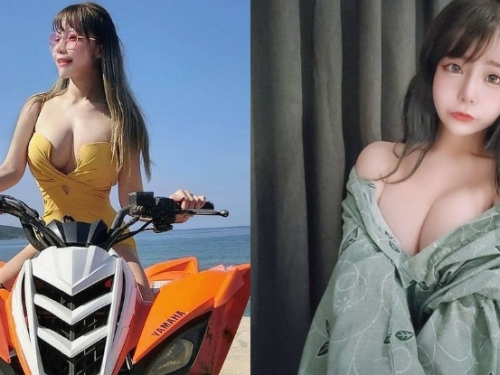 巨乳正妹「菲菲」沿海線放曬「大車燈」，粉絲狂躁跪求上車！