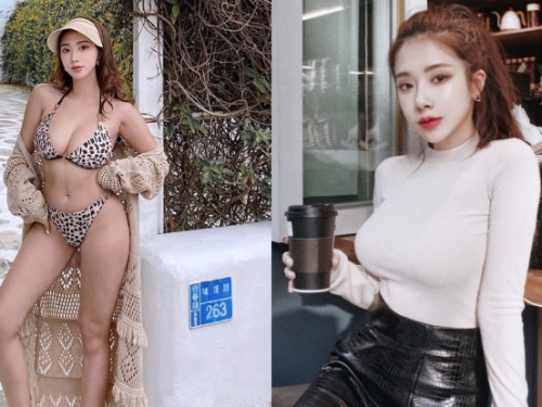 醫美諮詢師「呂妍芯」峰不露緊身毛衣乳量依然震驚　比基尼更是直接掉出