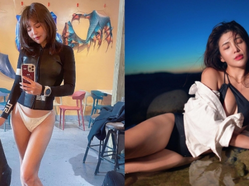 綠島見「陽光少女」甜力自拍，三角泳褲下的「鮮嫩蜜腿」超養眼