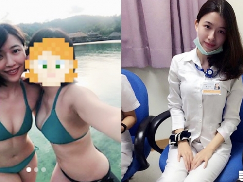 雲林護理師紅了！超甜護理師「方方」制服底下鼓鼓der，一穿比基尼果然「長輩很兇」啊...