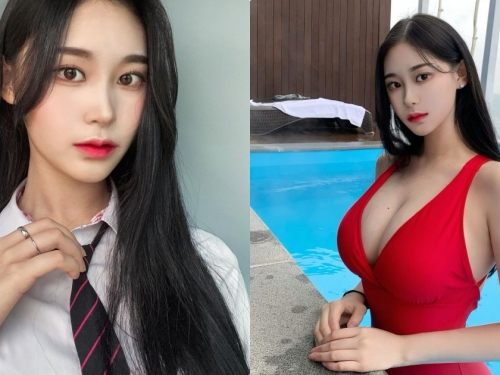 制服正妹「換上比基尼後超兇」，「渾圓的車頭燈」好不科學啊！