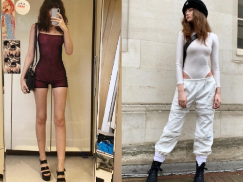 24歲辣模少女體配備逆天長腿　IG曬萌孩照…網友驚呼：身材好的不像媽