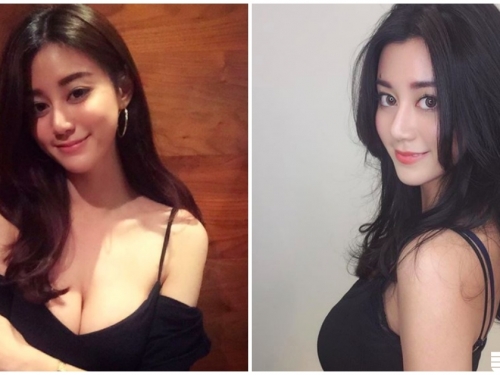 正妹超低胸裝「外露飽滿美乳」，IG比基尼照也兇猛到極點啊！
