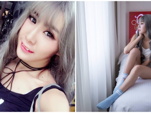 敲可愛虎牙！外拍「長腿正妹」緊緻性感的身材美瞎所有男人！