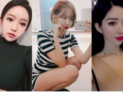 妹子連身裙「逆天長腿」乍現，深V彎腰「隱乳」瞬間溢出！讓人血壓急速上升！