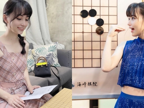 圍棋女神「黑嘉嘉」錄製NHK迷你課程，白皙氣質「美女老師」身份好迷人！